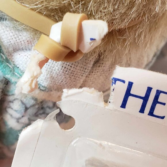 1990 LIMITED EDITION Raikes Courtney Bear - Wooden Carved Face w/ Music Cassette - Picture 11 of 17